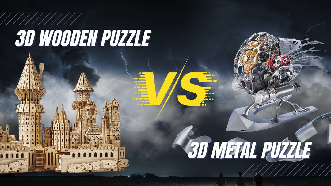 Differences Between 3D Metal Puzzle and 3D Wooden Puzzle