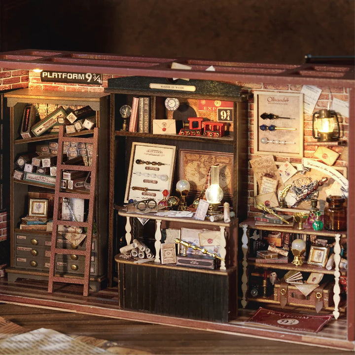 Kit de maison miniature avec baguette magique Rokrgeek