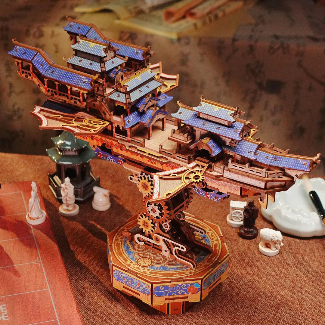 Rokrgeek Wind Voyager 3D-Holzpuzzle