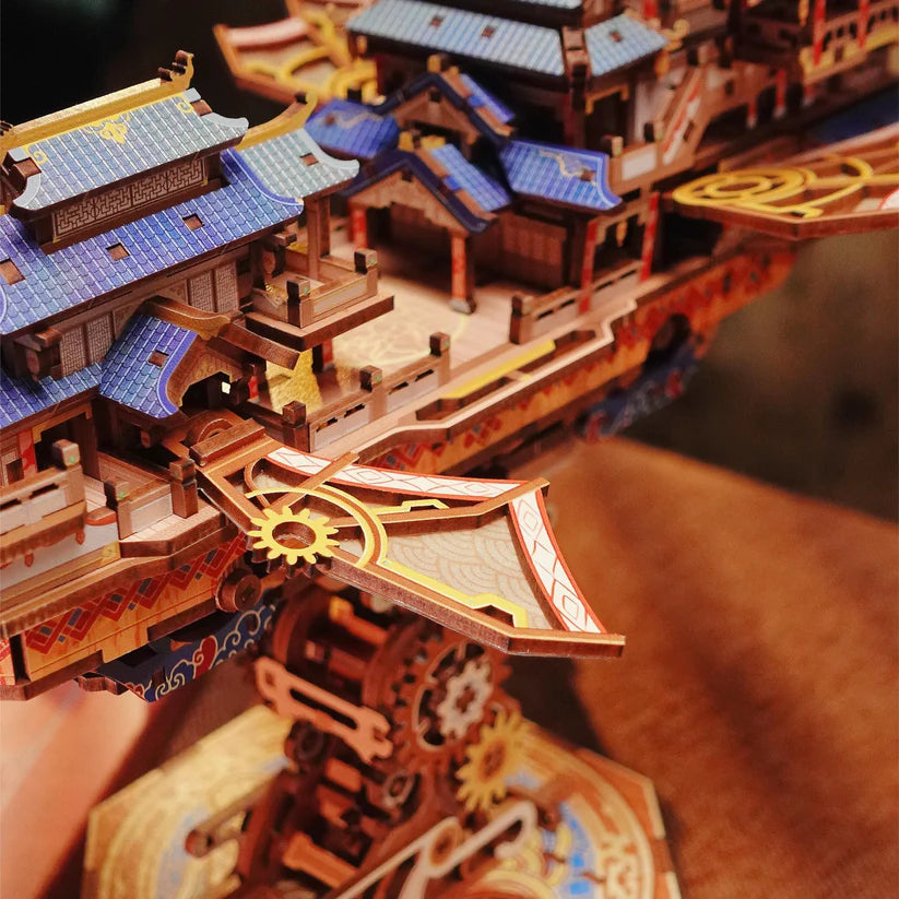 Rokrgeek Wind Voyager 3D-Holzpuzzle