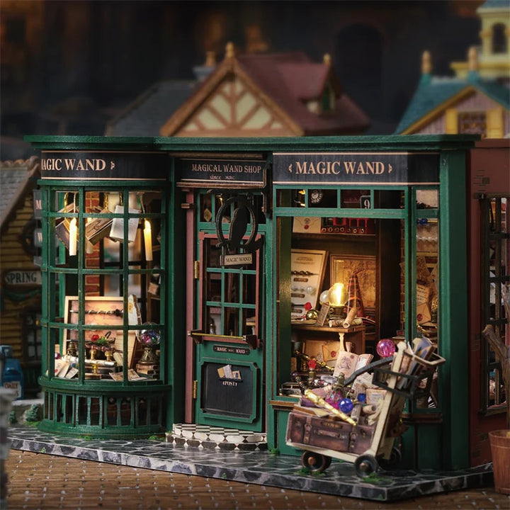 Kit de maison miniature avec baguette magique Rokrgeek