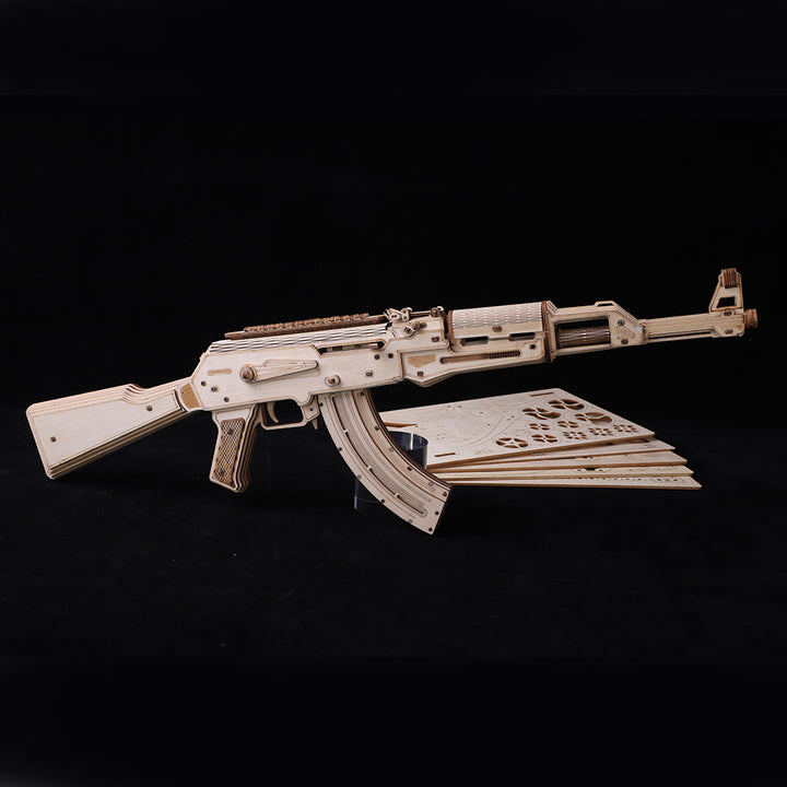Rokrgeek AK Assault Step Wooden Gun Puzzle