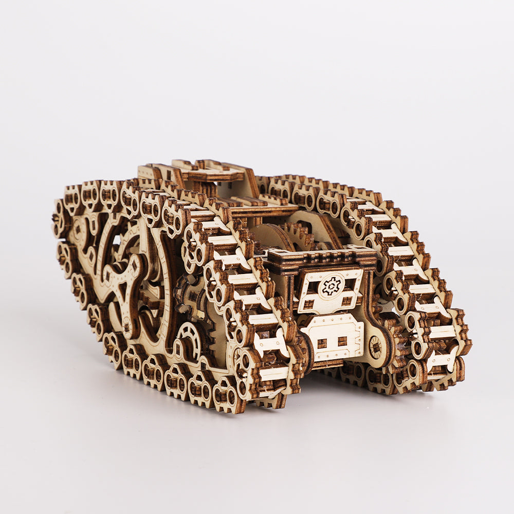 Puzzle 3D en bois Rokrgeek Mark 1 Steam Tank