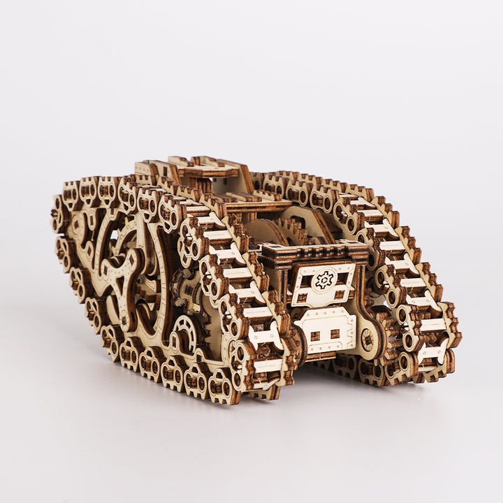 Puzzle 3D en bois Rokrgeek Mark 1 Steam Tank