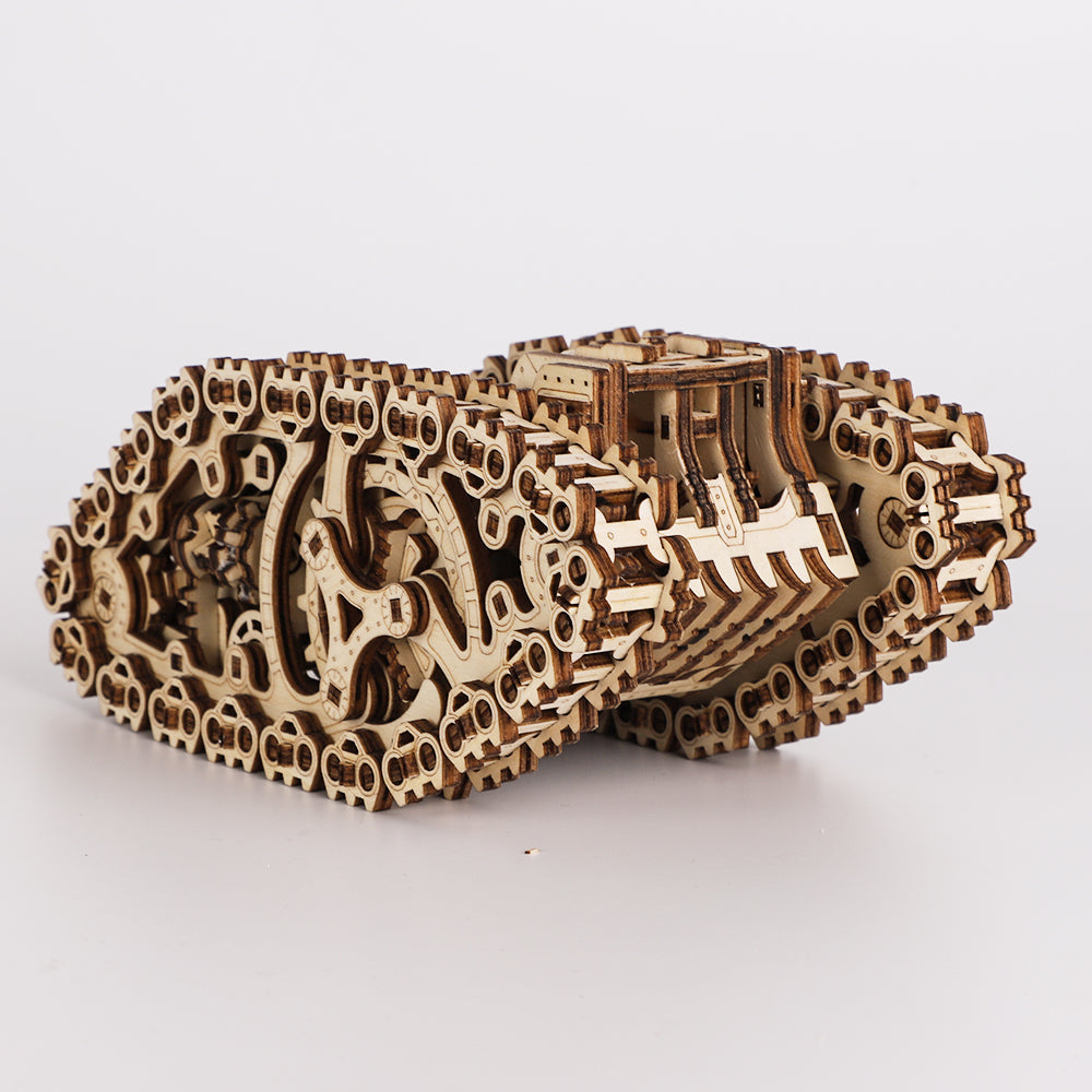 Puzzle 3D en bois Rokrgeek Mark 1 Steam Tank