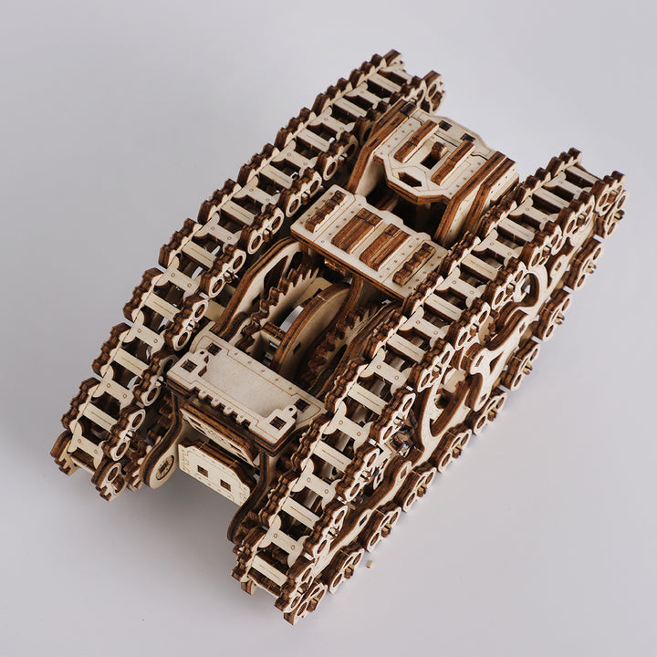 Puzzle 3D en bois Rokrgeek Mark 1 Steam Tank
