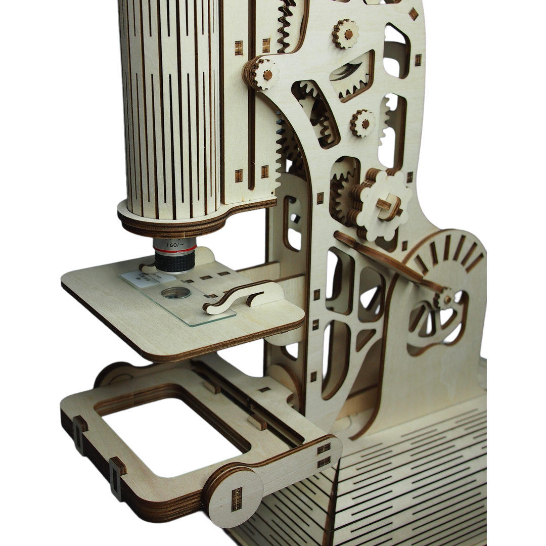 Puzzle en bois 3D Rokrgeek Microscope