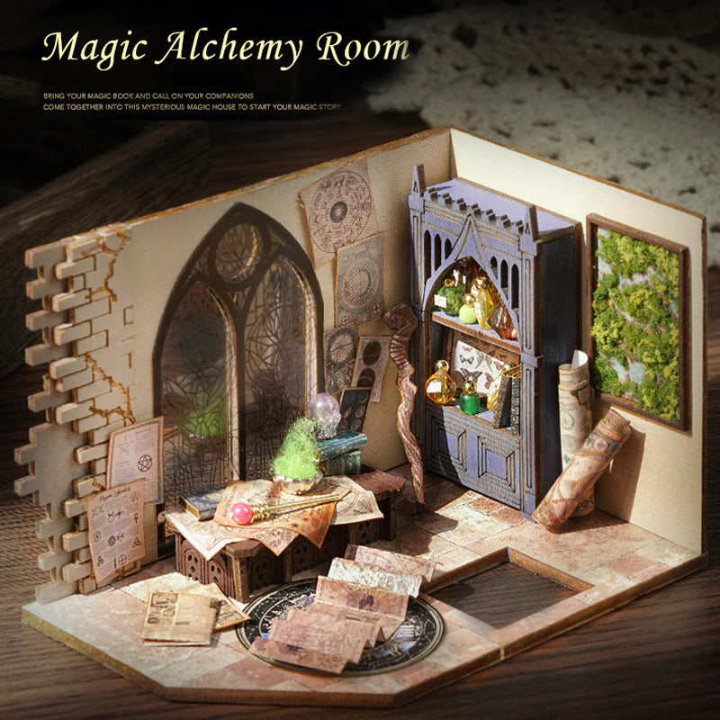 Kit de maison miniature de l'atelier magique Rokrgeek