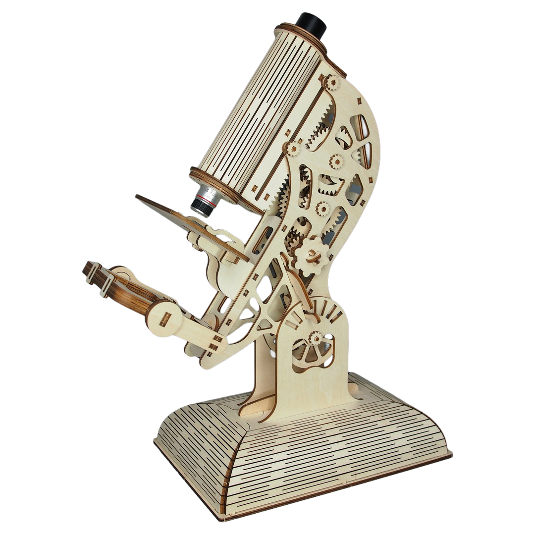 Puzzle en bois 3D Rokrgeek Microscope