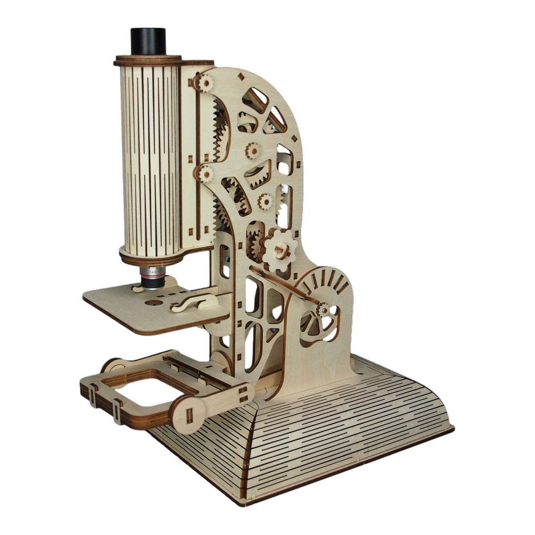 Puzzle en bois 3D Rokrgeek Microscope