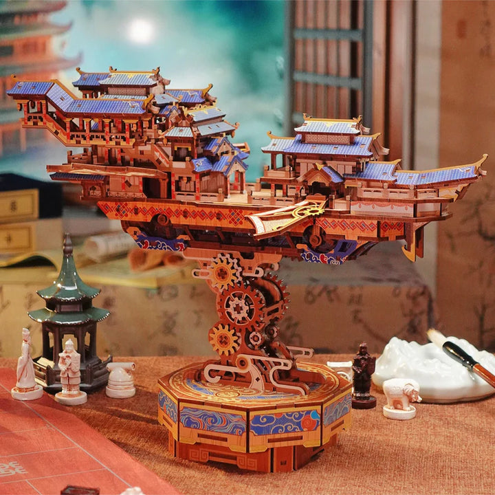 Rokrgeek Wind Voyager 3D-Holzpuzzle