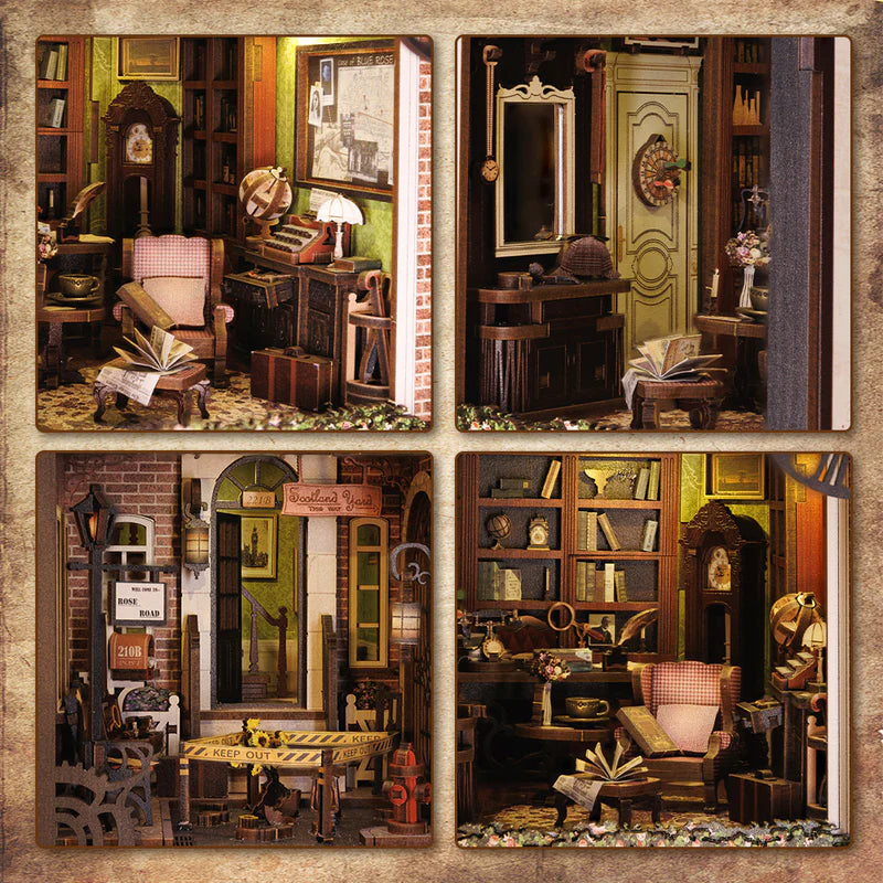 Rokrgeek Rose Detective Agency DIY Booknook Kit