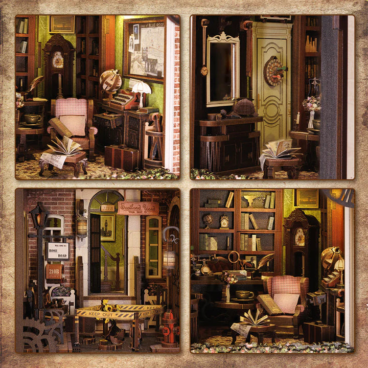 Rokrgeek Rose Detective Agency DIY Booknook Kit