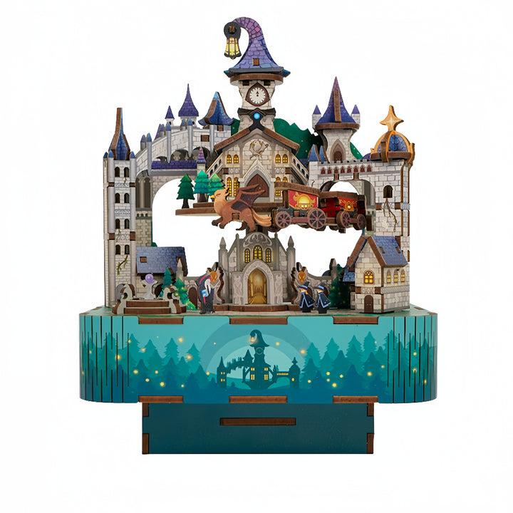 Rokrgeek Harry Potter Zauberschloss Dachboden 3D Holzpuzzle