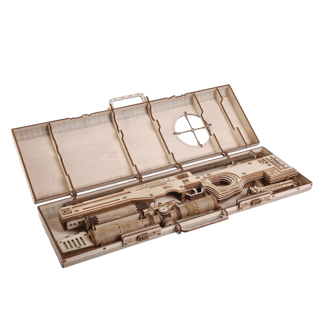 Rokrgeek AWM Sniper Rifle 3D Wooden Gun Puzzle
