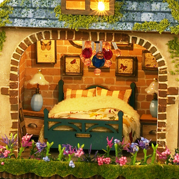 rokrgeek Enchanted Forest Cottage Miniature House Kit