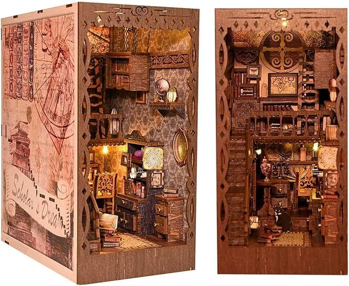 ROKRGEEK Vintage bookstore DIY BOOK NOOK