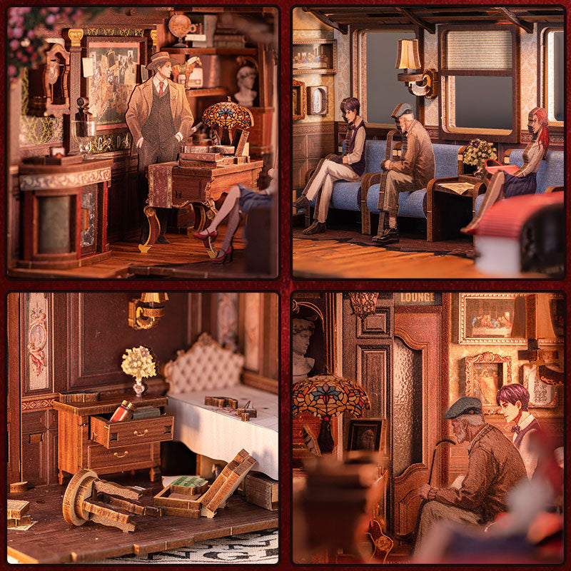 ROKRGEEK Train Mystery Book Nook