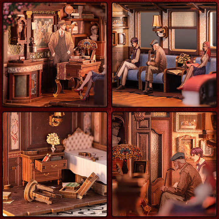 ROKRGEEK Train Mystery Book Nook