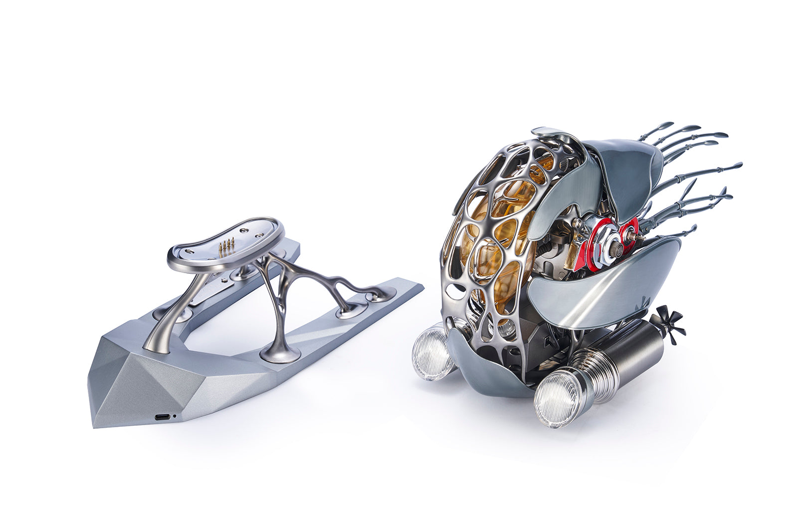 Rokrgeek Mechanical Metal Nautilus Model DIY 3D Puzzle