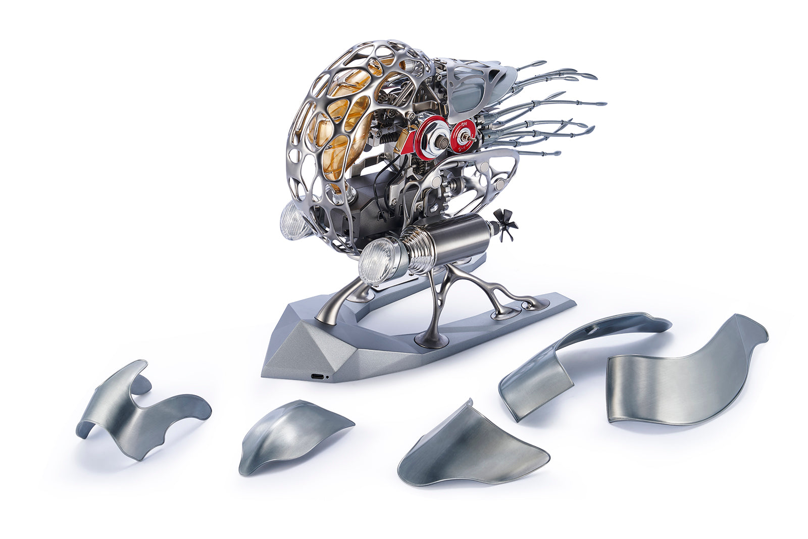 Puzzle 3D à faire soi-même, modèle de Nautilus mécanique en métal Rokrgeek