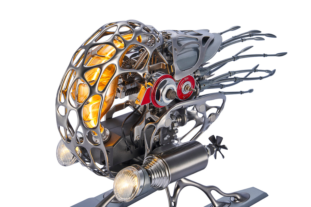 Rokrgeek Mechanical Metal Nautilus Model DIY 3D Puzzle
