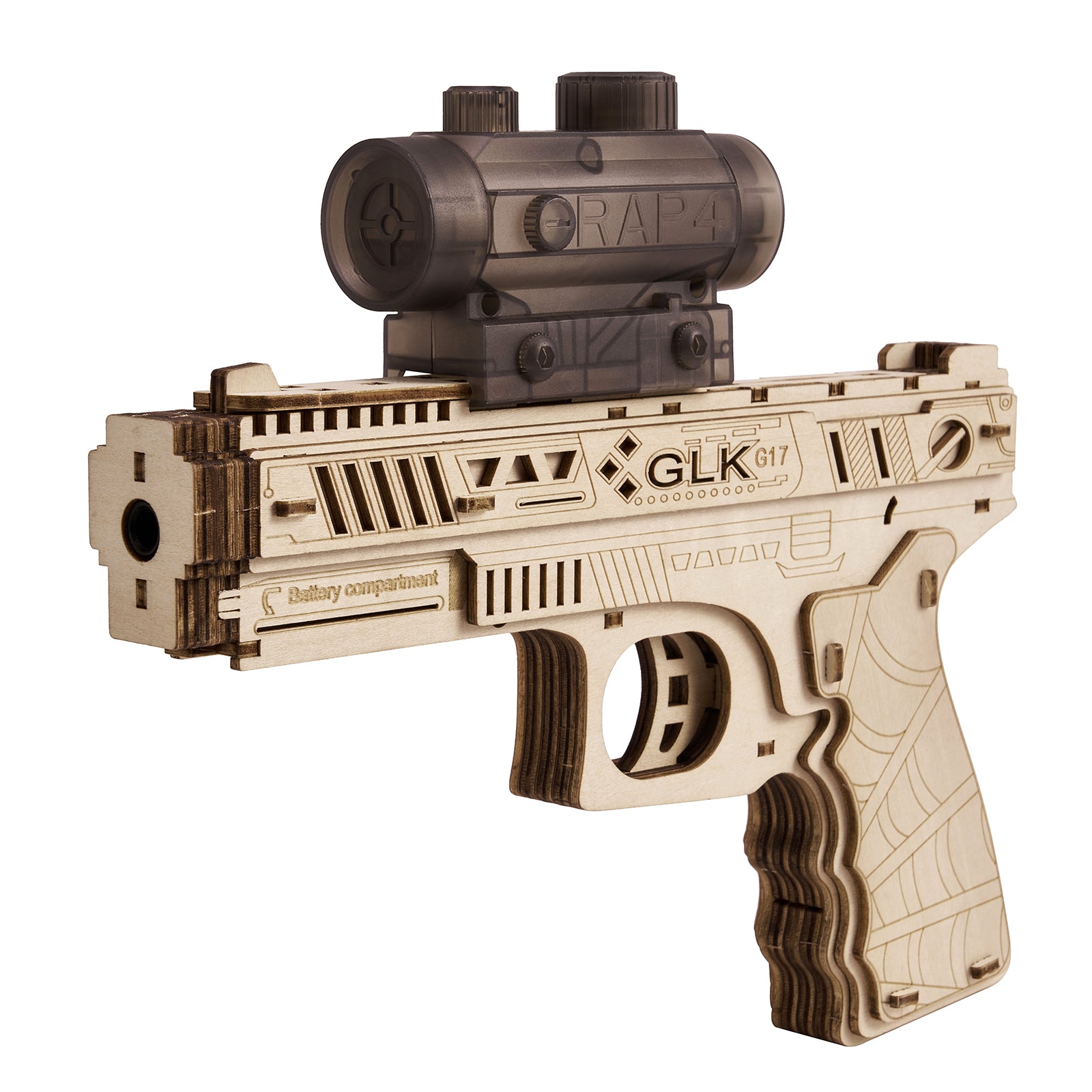 Rokrgeek GLK Puzzle pistolet en bois 3D