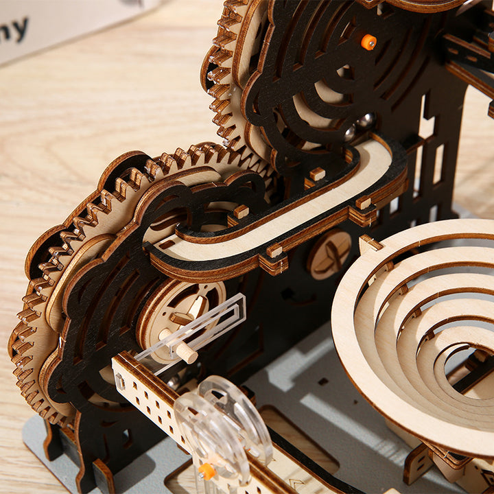 Rokrgeek Marble Run Night City Wooden 3D Puzzle