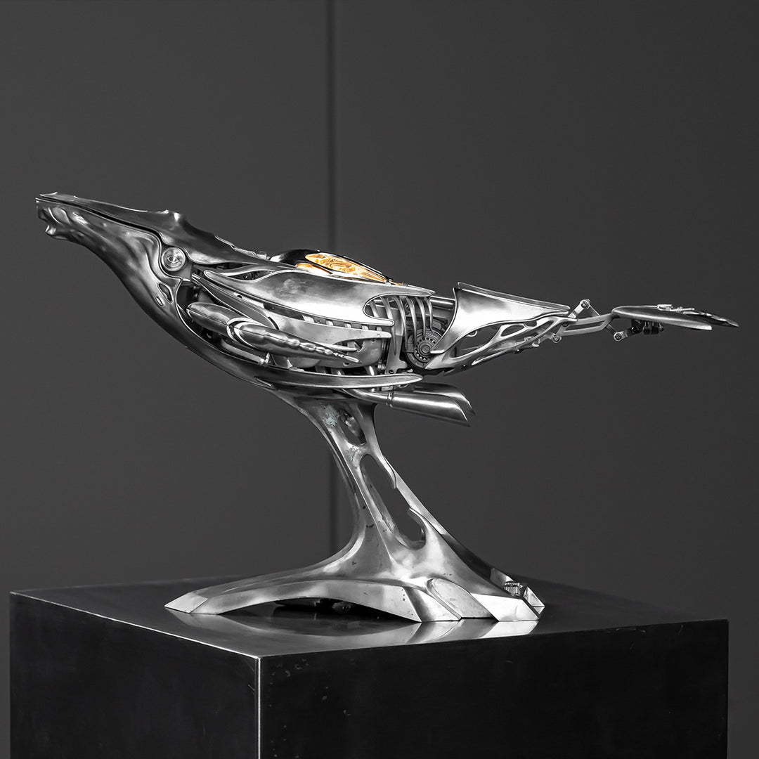 Rokrgeek Humpback Whale Mechanical Metal Model 3D Puzzle