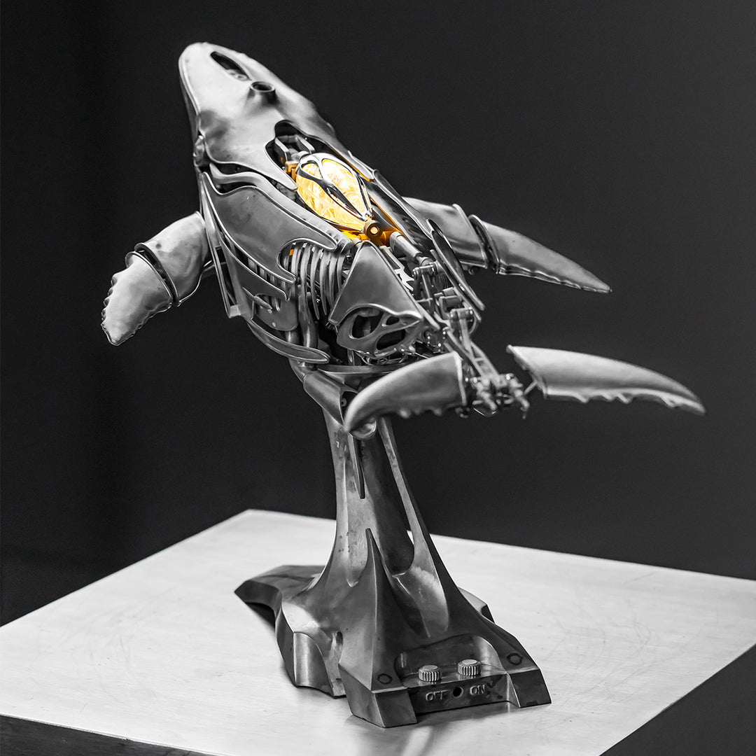 Rokrgeek Humpback Whale Mechanical Metal Model 3D Puzzle