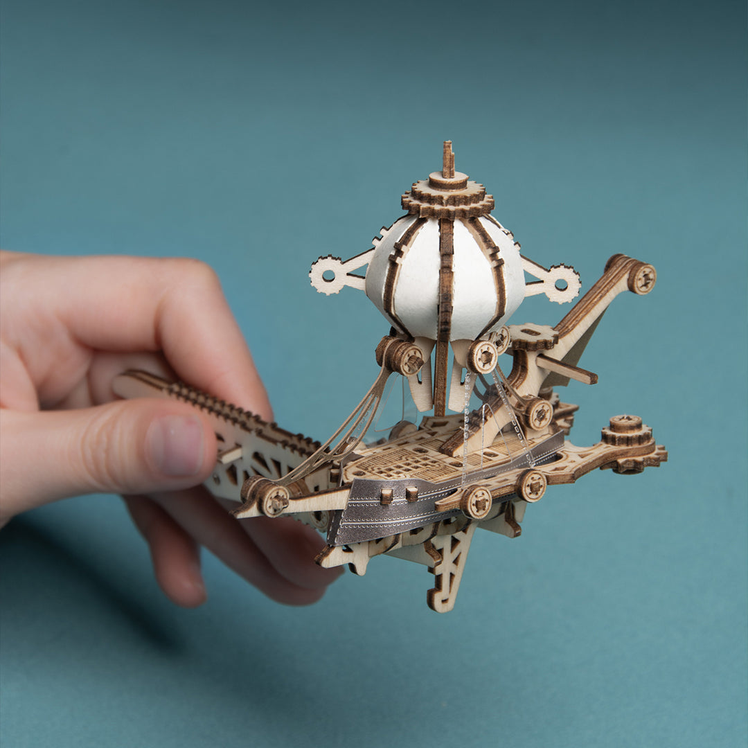 Rokrgeek Fantasy Steam Castle 3D Wooden Puzzle