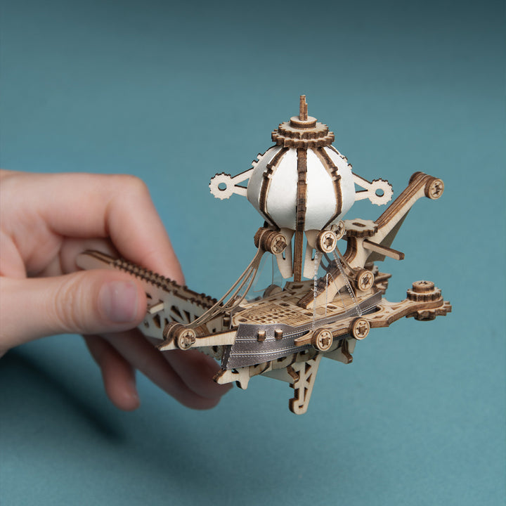 Rokrgeek Fantasy Steam Castle 3D Wooden Puzzle