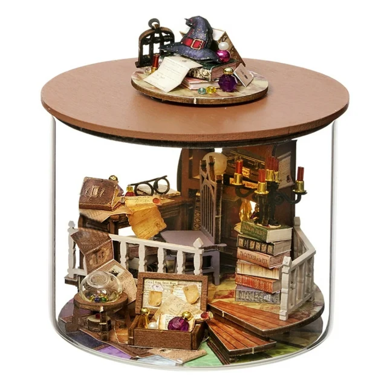 ROKRGEEK Magic Book House DIY Book Nook