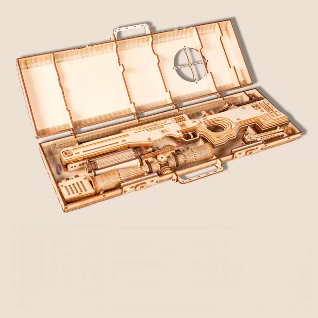 Rokrgeek AMW Sniper Armeegrün 3D-Holzpuzzle