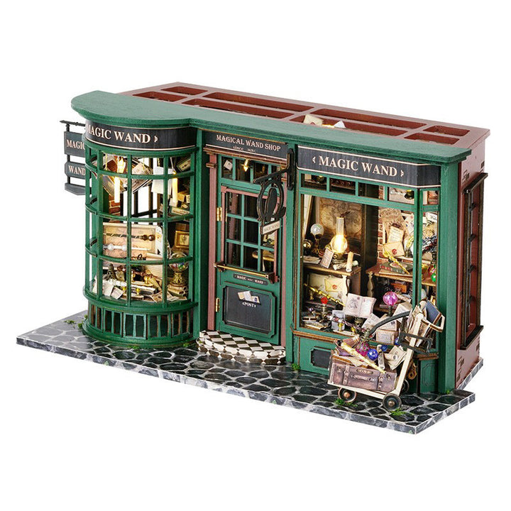 Kit de maison miniature avec baguette magique Rokrgeek