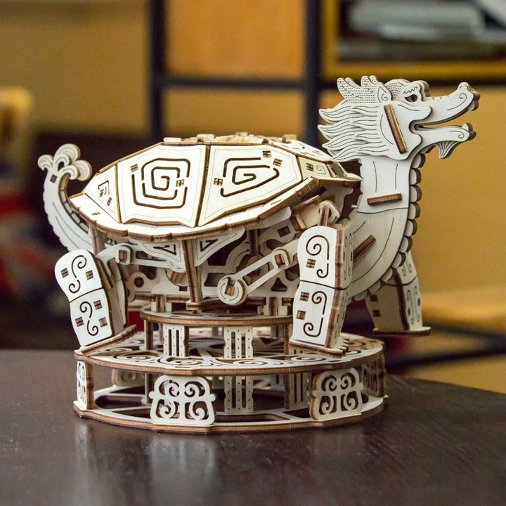 Rokrgeek Dragon Turtle 3D Wooden Puzzle