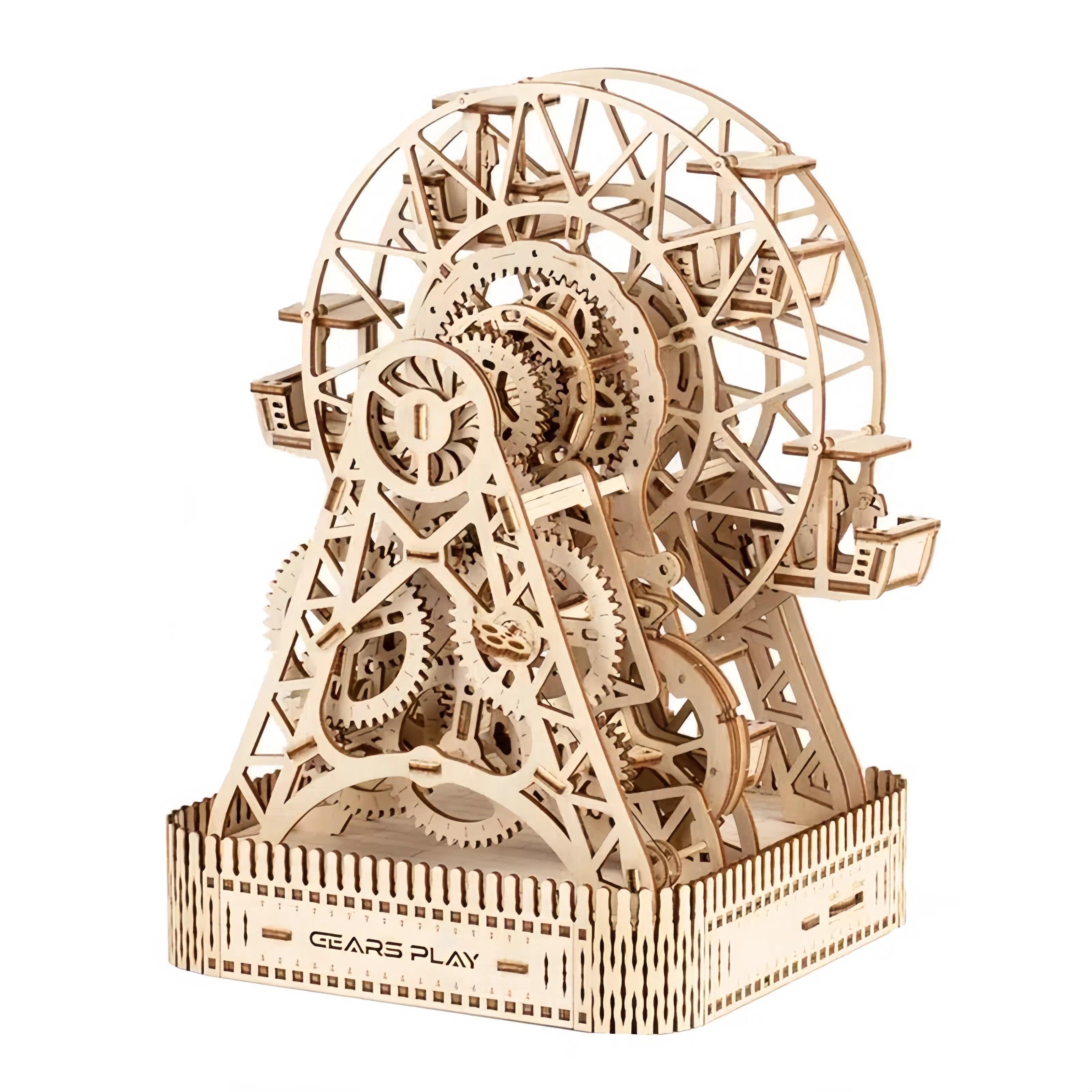 gear wheel puzzle Rokrgeek Mechanical Ferris 3D Wooden Fahrradständer Typ 1000, einseitig, XP Step-Thru Volumen:31 Liter It is perfect for