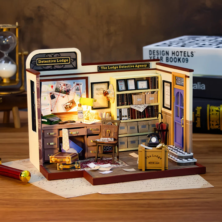 Maison miniature Rokrgeek Lodge Detective DIY