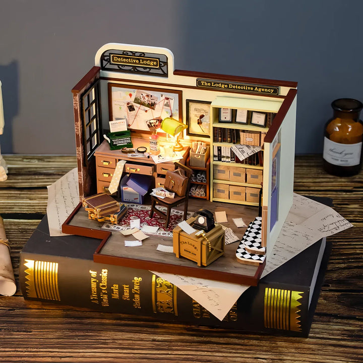 Maison miniature Rokrgeek Lodge Detective DIY