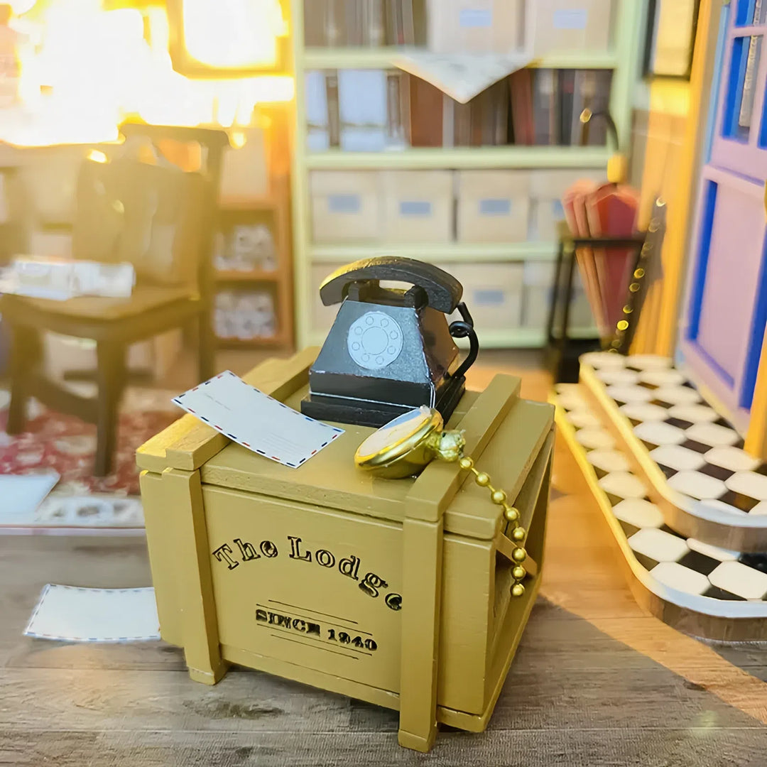 Maison miniature Rokrgeek Lodge Detective DIY