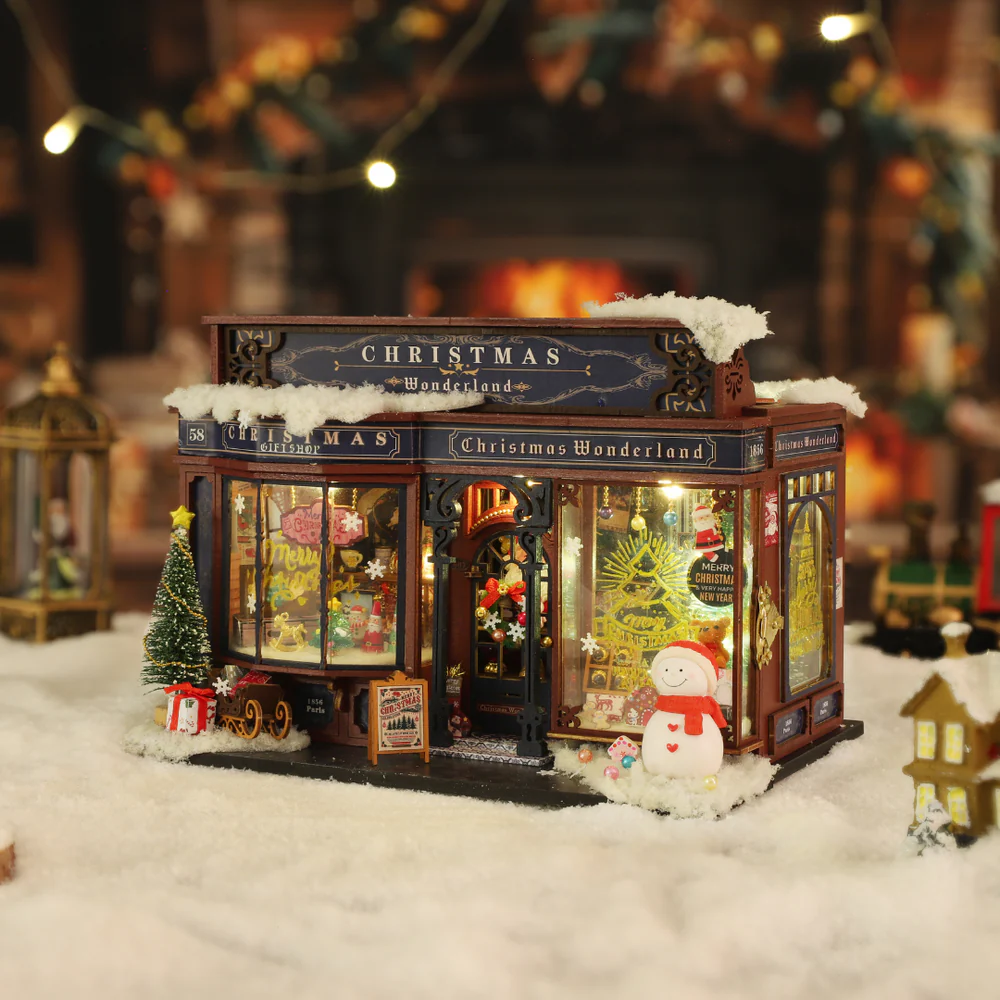 Rokrgeek Christmas Wonderland Maison miniature à faire soi-même