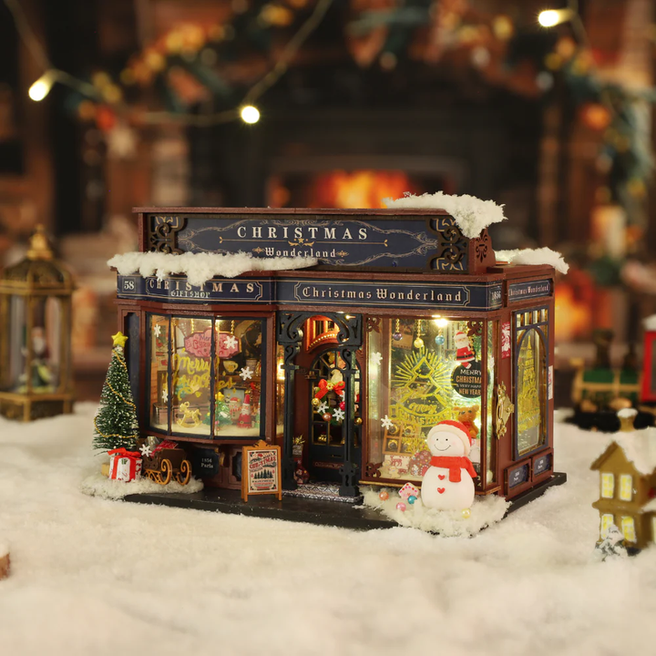 Rokrgeek Christmas Wonderland Maison miniature à faire soi-même