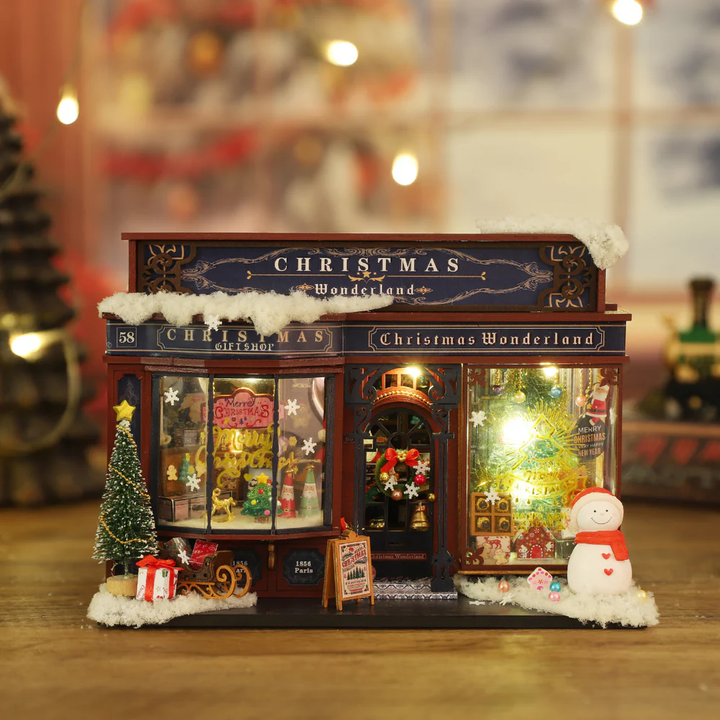 Rokrgeek Christmas Wonderland Maison miniature à faire soi-même