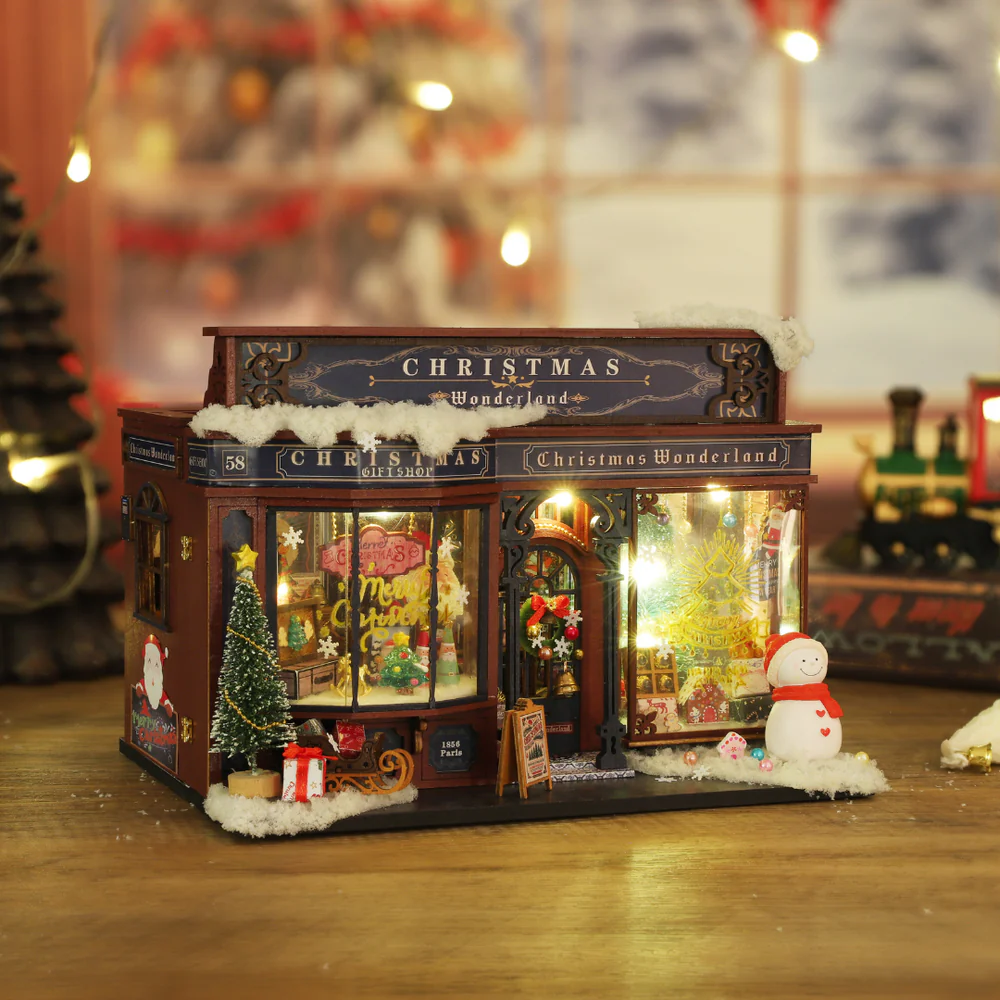 Rokrgeek Christmas Wonderland Maison miniature à faire soi-même