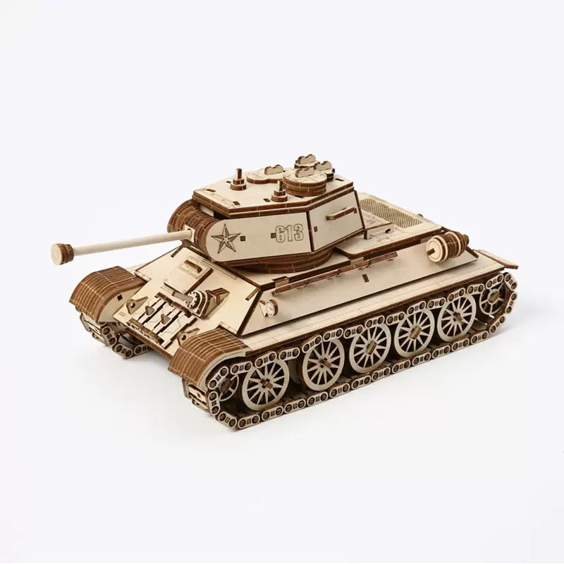 Rokrgeek T-34 Tank 3D Wooden Puzzle