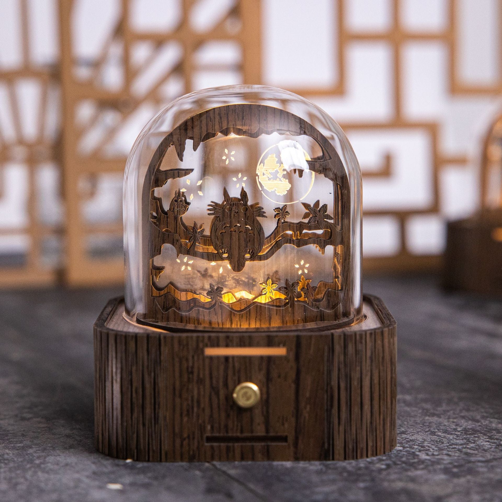 Rokrgeek Walnuss-Oktave-Spieluhr aus Holz