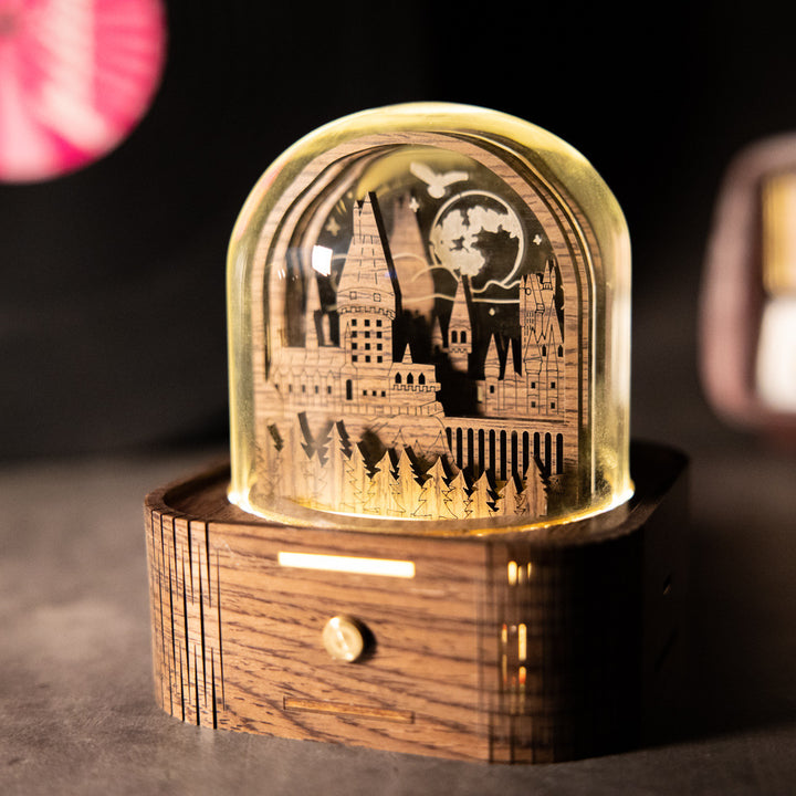 Rokrgeek Walnuss-Oktave-Spieluhr aus Holz