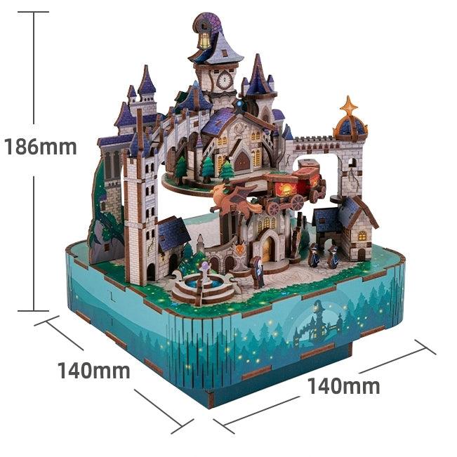 Rokrgeek Harry Potter Zauberschloss Dachboden 3D Holzpuzzle