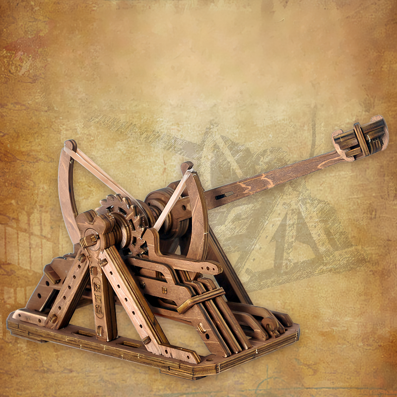 Puzzle en bois 3D Rokrgeek Stone Thrower