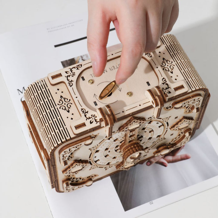 Rokrgeek Music Treasure Box 3d wooden puzzle